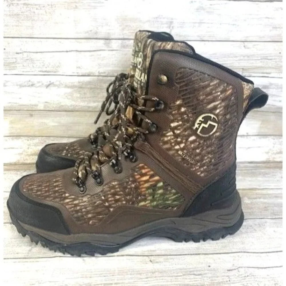 Magellan Outdoors Pro‎ Hunting Boots Men's 10D Camouflage Lace-Up  Waterproof